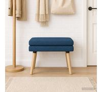 vidaXL Panchina a doppio strato Blu 60 x 40 x 46 cm Tessuto