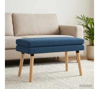 vidaXL Panchina a doppio strato Blu 80 x 40 x 47 cm Tessuto