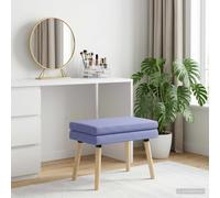 vidaXL Dubbel Laagige Bank Jeans Blauw 60 x 40 x 46 cm Stof