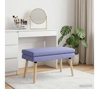 vidaXL Panchina a doppio strato Blu jeans 80 x 40 x 47 cm Tessuto