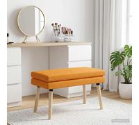 vidaXL Panchina a doppio strato Giallo Scuro 80 x 40 x 47 cm Tessuto