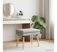 vidaXL Panchina a doppio strato Grigio Chiaro 60 x 40 x 46 cm Tessuto