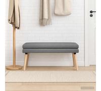 vidaXL Panchina a doppio strato Grigio Scuro 110 x 40 x 47 cm Tessuto