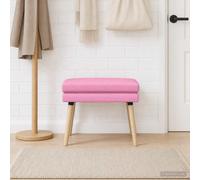vidaXL Panchina a doppio strato Rosa 60 x 40 x 46 cm Tessuto