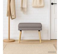 vidaXL Dubbel Laagige Bank Taupe 60 x 40 x 46 cm Stof