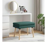 vidaXL Panchina a doppio strato Verde Scuro 60 x 40 x 46 cm Tessuto
