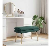vidaXL Panchina a doppio strato Verde Scuro 80 x 40 x 47 cm Tessuto
