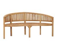 Panchina a forma di banana 180 cm in legno massello di teak
