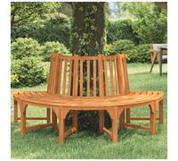 VIDAXL - Panchina Albero Semi Circolare 208 Legno Massello di Eucalipto