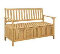 vidaXL Panchina con contenitore 2 -Seater 120 x 63 x 84 cm