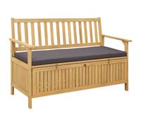 vidaXL Panchina con contenitore 2 -Seater 120 x 63 x 84 cm