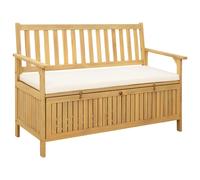 vidaXL Panchina con contenitore 2 -Seater 120 x 63 x 84 cm