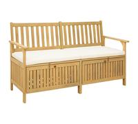 vidaXL Panchina con contenitore 2 -Seater 148 x 63 x 84 cm