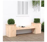 VIDAXL - Panchina con Fioriera 184,5x39,5x56,5 cm Legno Massello di Pino