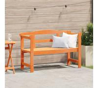 vidaXL Panchina da esterno Marrone 119 x 44 x 76 cm Pino massello