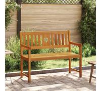 vidaXL Panchina da esterno Naturale 110 x 55,5 x 90 cm