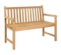 vidaXL Panchina da Giardino 114 cm in Legno Massello di Teak