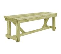 VIDAXL - Panchina da Giardino 140 cm in Legno di Pino Impregnato