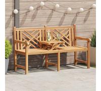 vidaXL Panchina da giardino 150 x 60 x 90 cm Legno di teak solido