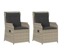 vidaXL Panca da Giardino Sedia per Esterni Regolabile e Reclinabile - Mobili da Patio Moderni per Relax e Comfort