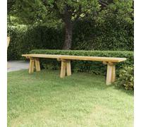 vidaXL Panchina da Giardino 220 cm in Massello di Pino Impregnato