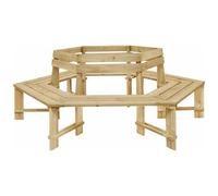 VIDAXL - Panchina da Giardino 240 cm in Legno di Pino Impregnato