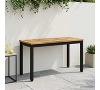 vidaXL Panchina da giardino 80,5 x 35 x 45 cm Legno di Acacia Massello