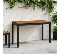 vidaXL Panchina da giardino 80,5 x 35 x 45 cm Legno di Acacia Massello