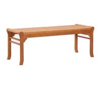 vidaXL Panchina da Giardino a 2 Posti 120 cm in Massello di Eucalipto