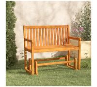 vidaXL Panchina da Giardino a Dondolo 110 cm Legno Massello d'Acacia