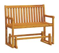 vidaXL Panchina da Giardino a Dondolo 110 cm Legno Massello d'Acacia