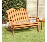 vidaXL Panchina da Giardino Adirondack 126 cm Legno Massello di Acacia