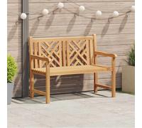 vidaXL Panchina da giardino Marrone 114 x 60 x 90 cm