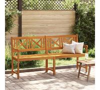 vidaXL Panchina da giardino Marrone 180 x 56 x 90cm