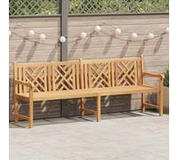 vidaXL Panchina da giardino Marrone 228 x 60 x 90 cm