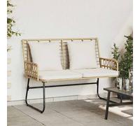 vidaXL Panchina da Giardino - Un Comodo Posto per Il Tuo Patio, terrazza o Giardino. Questo Set Moderno in Rattan è Perfetto per Rilassarsi.