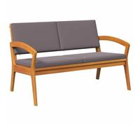 vidaXL Panchina da Giardino Olio Naturale Legno di Acacia Massello, Giardino e terrazza, arredo Moderno per Esterni, mobili Comodi per Il Patio