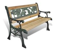 vidaXL Panchina da Giardino per Bambini 84 cm in Legno
