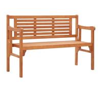 vidaXL Panchina da Giardino Pieghevole 120 cm Legno Massello Eucalipto