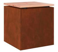 vidaXL Panchina da giardino Ruggine - Acciaio corten 40 x 40 x 43 cm