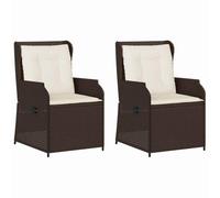 vidaXL Panchina da Giardino - Sedia da Esterno Regolabile, Sdraio per Arredo Patio, Seduta Moderna per Relax e Comfort