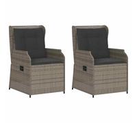 vidaXL Panchina da Giardino Sedia Esterno Regolabile Reclinabile Mobili Patio Moderna per Relax e Comfort