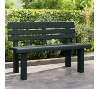 vidaXL Panchina da Giardino Verde 110x52x71 cm in Polipropilene