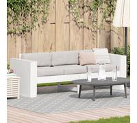 vidaXL Panchina da Giardino vitaXL Bianco 185,5x60x62 cm in Legno Massello di Pino