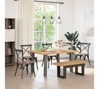 vidaXL Panchina da pranzo NOAIN 120 x 41 x 45 cm