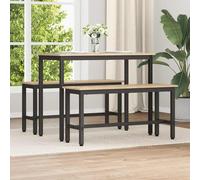 vidaXL Panchina da pranzo Rovere Sonoma 100 x 32,5 x 48,5 cm
