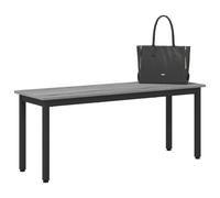 vidaXL panchina Grigio Sonoma 110 x 35 x 45 cm Legno ingegnerizzato