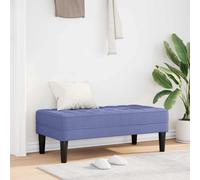 vidaXL Panchina in Jeans Blu 113x57x39 cm in Tessuto