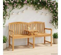 vidaXL Panchina in legno intagliata a mano 150,5 x 60 x 95 cm