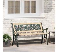 vidaXL panchina Marrone 116 x 54 x 73 cm legno